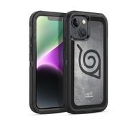 Head Case Designs Officially Licensed Naruto Shippuden Konoha Headband Iconic Ultra-Armoured Shockproof Case [Military Grade Protection] Compatible With Apple iPhone 14