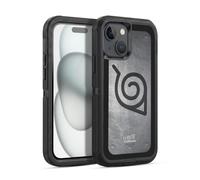 Head Case Designs Officially Licensed Naruto Shippuden Konoha Headband Iconic Ultra-Armoured Shockproof Case [Military Grade Protection] Compatible With Apple iPhone 15