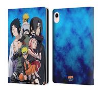Head Case Designs Officially Licensed Naruto Shippuden Konoha Key Art Leather Wallet Case Compatible With Apple iPad mini (2021/2024)