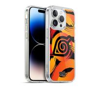 Head Case Designs Officially Licensed Naruto Shippuden Konoha Nine Tails Iconic Gel Case [Military Grade Protection] Compatible with Apple iPhone 14 Pro and Compatible with MagSafe