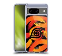Head Case Designs Officially Licensed Naruto Shippuden Konoha Nine Tails Iconic Gel Case [Military Grade Protection] Compatible with Google Pixel 8 and Compatible with MagSafe