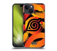 Head Case Designs Officially Licensed Naruto Shippuden Konoha Nine Tails Iconic Hard Back Case Compatible With Apple iPhone 15