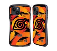 Head Case Designs Officially Licensed Naruto Shippuden Konoha Nine Tails Iconic Hybrid Case Compatible With Apple iPhone 15