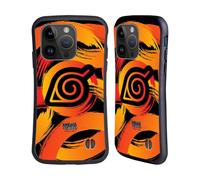 Head Case Designs Officially Licensed Naruto Shippuden Konoha Nine Tails Iconic Hybrid Case Compatible With Apple iPhone 15 Pro