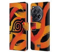 Head Case Designs Officially Licensed Naruto Shippuden Konoha Nine Tails Iconic Leather Wallet Case Compatible With OnePlus 12