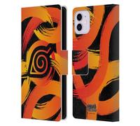 Head Case Designs Officially Licensed Naruto Shippuden Konoha Nine Tails Iconic Leather Wallet Case Compatible With Apple iPhone 11