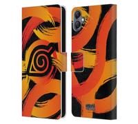 Head Case Designs Officially Licensed Naruto Shippuden Konoha Nine Tails Iconic Leather Wallet Case Compatible With Samsung Galaxy A05
