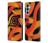 Head Case Designs Officially Licensed Naruto Shippuden Konoha Nine Tails Iconic Leather Wallet Case Compatible With Samsung Galaxy A16 5G
