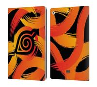 Head Case Designs Officially Licensed Naruto Shippuden Konoha Nine Tails Iconic Leather Wallet Case Compatible With Apple iPad 10.2 2019/2020/2021