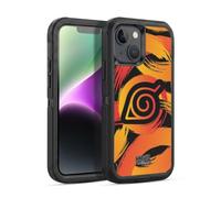 Head Case Designs Officially Licensed Naruto Shippuden Konoha Nine Tails Iconic Ultra-Armoured Shockproof Case [Military Grade Protection] Compatible With Apple iPhone 14
