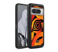 Head Case Designs Officially Licensed Naruto Shippuden Konoha Nine Tails Iconic Ultra-Armoured Shockproof Case [Military Grade Protection] Compatible With Google Pixel 8 Pro