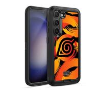 Head Case Designs Officially Licensed Naruto Shippuden Konoha Nine Tails Iconic Ultra-Armoured Shockproof Case [Military Grade Protection] Compatible With Samsung Galaxy S23 5G