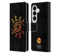 Head Case Designs Officially Licensed Naruto Shippuden Kurama Seal Iconic Leather Wallet Case Compatible With Samsung Galaxy S26