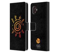 Head Case Designs Officially Licensed Naruto Shippuden Kurama Seal Iconic Leather Wallet Case Compatible With Samsung Galaxy Xcover6 Pro/Pro2