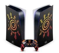 Head Case Designs Officially Licensed Naruto Shippuden Kurama Seal Iconic Vinyl Faceplate Gaming Skin Decal Compatible With Sony PlayStation 5 PS5 Digital Edition Console and DualSense Controller