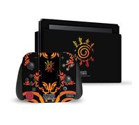 Head Case Designs Officially Licensed Naruto Shippuden Kurama Seal Iconic Vinyl Sticker Gaming Skin Decal Cover Compatible With Nintendo Switch Console & Dock & Joy-Con Controller Bundle