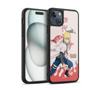 Head Case Designs Officially Licensed Naruto Shippuden Minato Namikaze Character Art Gel Armour Case [Military Grade Protection] Compatible With Apple iPhone 15 Plus