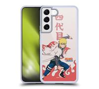 Head Case Designs Officially Licensed Naruto Shippuden Minato Namikaze Character Art Gel Case [Military Grade Protection] Compatible with Samsung Galaxy S22 5G and Compatible with MagSafe