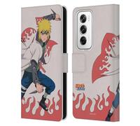 Head Case Designs Officially Licensed Naruto Shippuden Minato Namikaze Character Art Leather Wallet Case Compatible With OPPO Reno12 Pro 5G