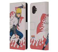 Head Case Designs Officially Licensed Naruto Shippuden Minato Namikaze Character Art Leather Wallet Case Compatible With Samsung Galaxy Xcover6 Pro/Pro2