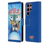 Head Case Designs Officially Licensed Naruto Shippuden Minato Rasengan Art Leather Wallet Case Compatible With Samsung Galaxy S22 Ultra 5G