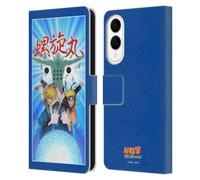 Head Case Designs Officially Licensed Naruto Shippuden Minato Rasengan Art Leather Wallet Case Compatible With Samsung Galaxy S25 Edge
