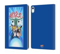 Head Case Designs Officially Licensed Naruto Shippuden Minato Rasengan Art Leather Wallet Case Compatible With Apple iPad 10.9 2022/2025