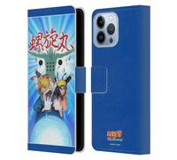 Head Case Designs Officially Licensed Naruto Shippuden Minato Rasengan Art Leather Wallet Case Compatible With Apple iPhone 13 Pro Max
