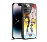 Head Case Designs Officially Licensed Naruto Shippuden Naruto And Minato Key Art Gel Armour Case [Military Grade Protection] Compatible With Apple iPhone 14 Pro Max