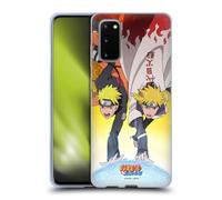 Head Case Designs Officially Licensed Naruto Shippuden Naruto And Minato Key Art Gel Case [Military Grade Protection] Compatible With Samsung Galaxy S20 / S20 5G