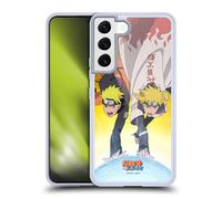 Head Case Designs Officially Licensed Naruto Shippuden Naruto And Minato Key Art Gel Case [Military Grade Protection] Compatible with Samsung Galaxy S22 5G and Compatible with MagSafe