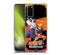 Head Case Designs Officially Licensed Naruto Shippuden Naruto And Sasuke Key Art Gel Case [Military Grade Protection] Compatible With Samsung Galaxy S20 / S20 5G