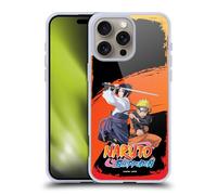 Head Case Designs Officially Licensed Naruto Shippuden Naruto And Sasuke Key Art Gel Case [Military Grade Protection] Compatible with Apple iPhone 16 Pro Max and Compatible with MagSafe