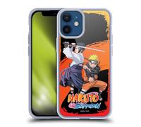 Head Case Designs Officially Licensed Naruto Shippuden Naruto And Sasuke Key Art Gel Case [Military Grade Protection] Compatible with Apple iPhone 12 Mini and Compatible with MagSafe