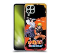 Head Case Designs Officially Licensed Naruto Shippuden Naruto And Sasuke Key Art Gel Case [Military Grade Protection] Compatible With Samsung Galaxy M33 (2022)