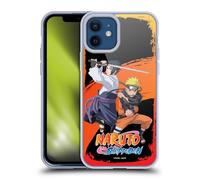 Head Case Designs Officially Licensed Naruto Shippuden Naruto And Sasuke Key Art Gel Case [Military Grade Protection] Compatible with Apple iPhone 12 / iPhone 12 Pro and Compatible with MagSafe