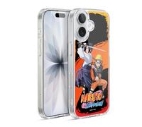 Head Case Designs Officially Licensed Naruto Shippuden Naruto And Sasuke Key Art Gel Case [Military Grade Protection] Compatible with Apple iPhone 17 and Compatible with MagSafe