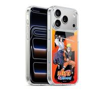 Head Case Designs Officially Licensed Naruto Shippuden Naruto And Sasuke Key Art Gel Case [Military Grade Protection] Compatible with Apple iPhone 17 Pro and Compatible with MagSafe