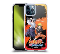 Head Case Designs Officially Licensed Naruto Shippuden Naruto And Sasuke Key Art Gel Case [Military Grade Protection] Compatible with Apple iPhone 12 Pro Max and Compatible with MagSafe