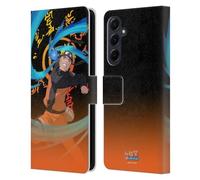 Head Case Designs Officially Licensed Naruto Shippuden Naruto Uzumaki Character Art Leather Wallet Case Compatible With Samsung Galaxy A55 5G