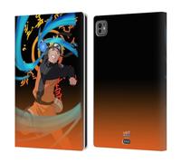 Head Case Designs Officially Licensed Naruto Shippuden Naruto Uzumaki Character Art Leather Wallet Case Compatible With Apple iPad Pro 11 M4 2024