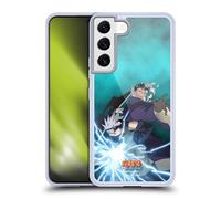 Head Case Designs Officially Licensed Naruto Shippuden Obito And Kakashi Key Art Gel Case [Military Grade Protection] Compatible with Samsung Galaxy S22 5G and Compatible with MagSafe