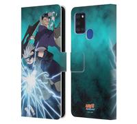 Head Case Designs Officially Licensed Naruto Shippuden Obito And Kakashi Key Art Leather Wallet Case Compatible With Samsung Galaxy A21s (2020)