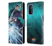 Head Case Designs Officially Licensed Naruto Shippuden Obito And Kakashi Key Art Leather Wallet Case Compatible With Oppo A54 5G