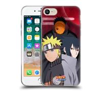 Head Case Designs Officially Licensed Naruto Shippuden Obito Naruto Sasuke Key Art Gel Case [Military Grade Protection] Compatible with Apple iPhone 7/8 / SE 2020 & 2022 and Compatible with MagSafe