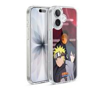 Head Case Designs Officially Licensed Naruto Shippuden Obito Naruto Sasuke Key Art Gel Case [Military Grade Protection] Compatible with Apple iPhone 17 and Compatible with MagSafe