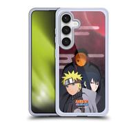 Head Case Designs Officially Licensed Naruto Shippuden Obito Naruto Sasuke Key Art Gel Case [Military Grade Protection] Compatible with Samsung Galaxy S24 5G and Compatible with MagSafe