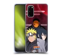 Head Case Designs Officially Licensed Naruto Shippuden Obito Naruto Sasuke Key Art Gel Case [Military Grade Protection] Compatible With Samsung Galaxy S20 / S20 5G