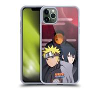 Head Case Designs Officially Licensed Naruto Shippuden Obito Naruto Sasuke Key Art Gel Case [Military Grade Protection] Compatible with Apple iPhone 11 Pro Max and Compatible with MagSafe