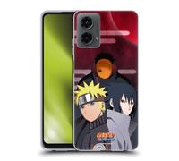 Head Case Designs Officially Licensed Naruto Shippuden Obito Naruto Sasuke Key Art Gel Case [Military Grade Protection] Compatible With Motorola Moto G (2024)